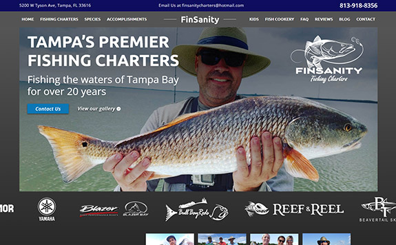 FINSANITY FISHING CHARTERS desktop version